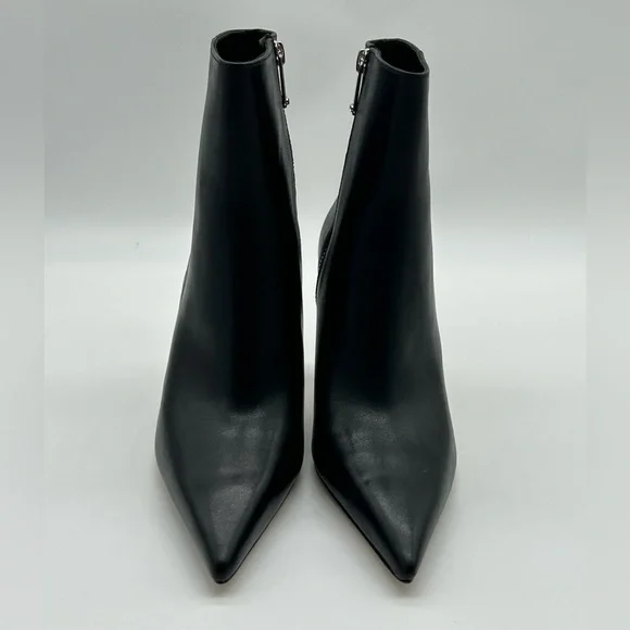 Michael Kors Halle Bootie Leather Black 7M | Crystal Heel | New in Box - Picture 6 of 12